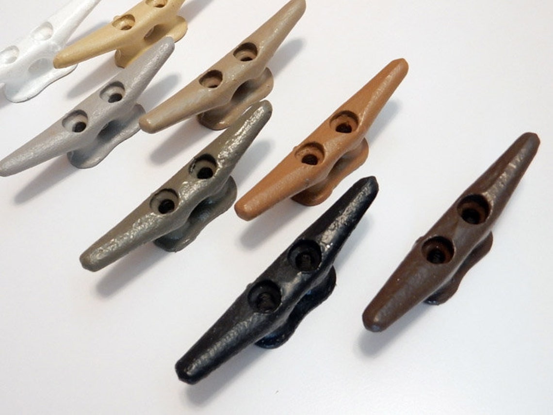 Painted Boat Cleats Drawer Pulls Knobs Towel Coat Hooks Etsy