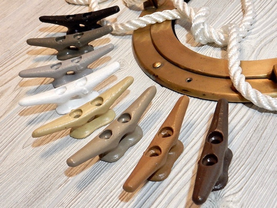 4 Inch Boat Cleats Painted Cleats Nautical Hardware, Drawer Pulls Knobs