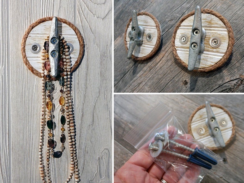 Nautical Cleat Wall Hook Galvanized Boat Dock Cleat Beach ...