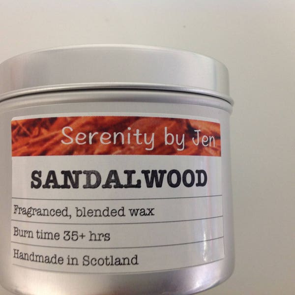 Serenity by Jen - Sandalwood - Scented Candle