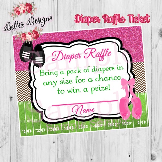Diaper Raffle Tickets For Baby Shower Games Diaper Raffle Etsy