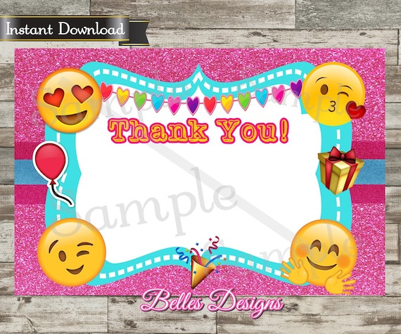 Emoji Merci Carte Emoji Anniversaire Merci Carte Blanche Etsy Emoji Merci Carte Emoji Anniversaire Merci Carte Blanche Etsy