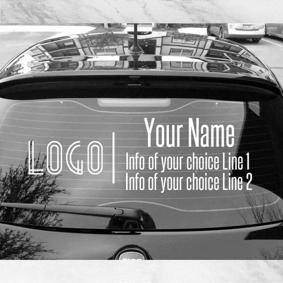 Fashion consultant car decal advertising decals fashion Etsy