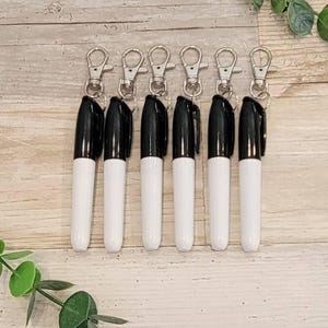 Mini Dry Erase Badge Reel Accessory, Clip On Marker, Compact Whiteboard Pen, Nurse Teacher Supplies,