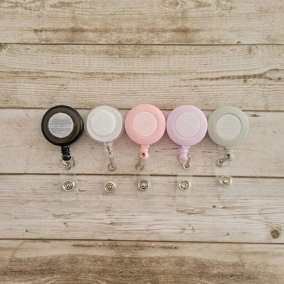 Retractable Badge Reels With Velcro for Interchangeable Badge Etsy