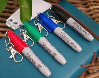 Mini Sharpie Marker Badge Reel Clip: Medical ID Accessory