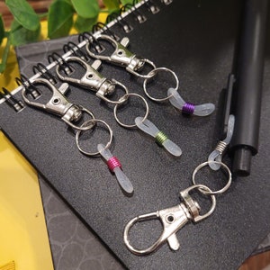 Silicone  Pen Clip Set, Badge Reel Accessories, Colorful Clip-On Holder for Badge Reel Pens, Perfect Nurse Teacher Supplies, Easy Use