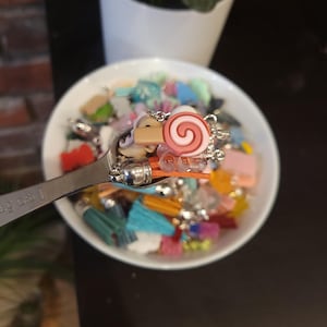Mystery Charm Scoop, Kawaii Charms, Junk Journal Charms, Mystery Grab Bag, Mixed Trinkets for Organizers, Badge Reels, Stitch Markers