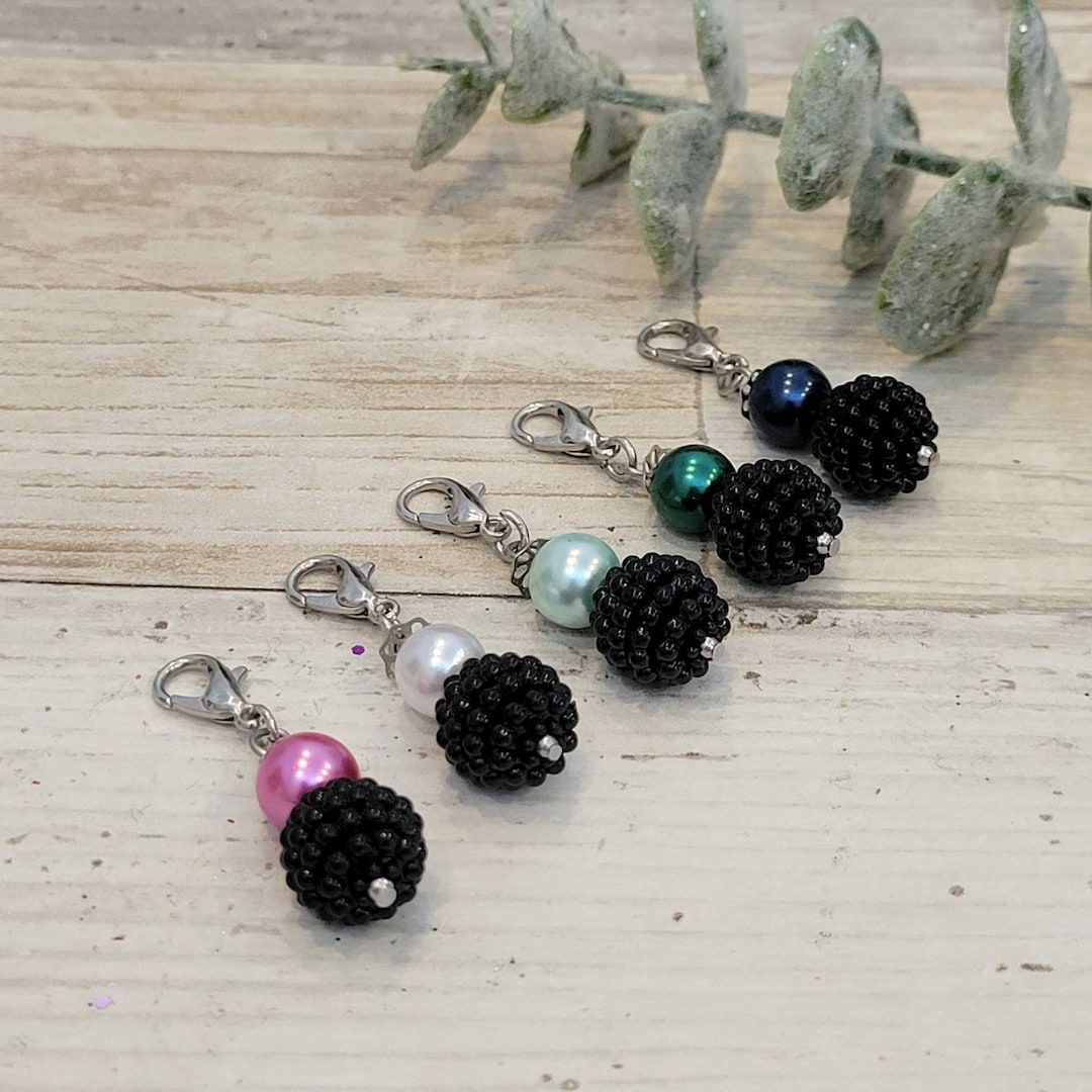 Fancy Glass Bead Charm Badge Reel Charm Interchangeable Bead - Etsy UK