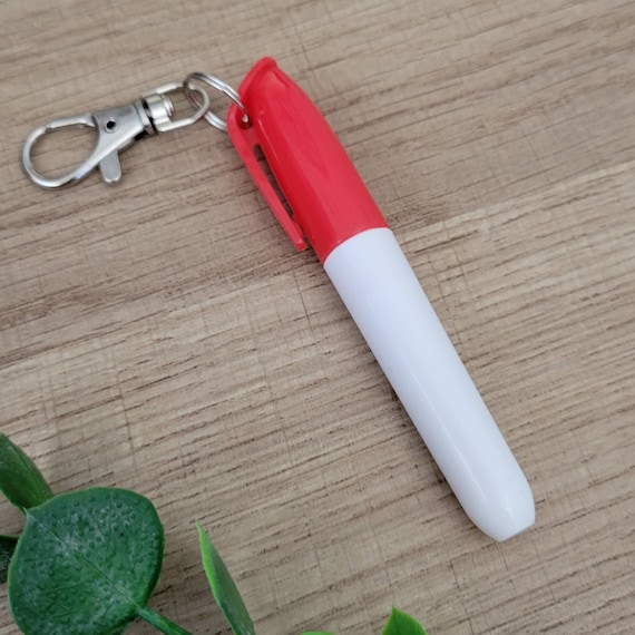 Mini Dry Erase Markers, Badge Reel Mini Clip on DRY ERASE Pen
