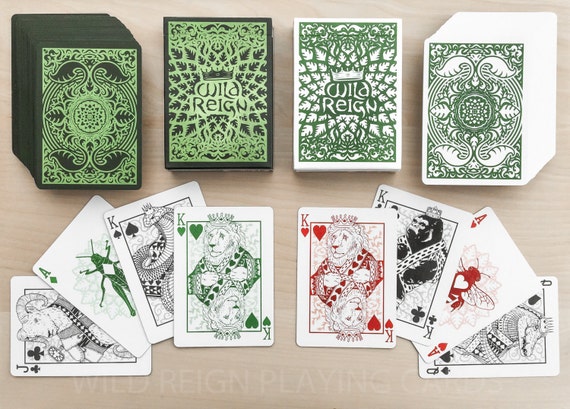 Single Deck Used in Casino Playing Cards - Wild Wild West