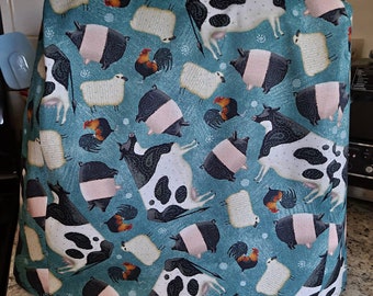 Stand Mixer Slider Mat - Pioneer Woman Mazie Fabric – Dalisay Design Fabrics