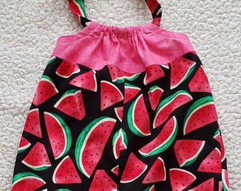 SALE! Halter style romper/watermelon outfit