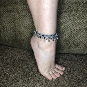 Tryzantine Full Belled Anklet / Belly Dancing / Slave Bells image 2