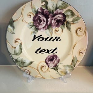 Customizable funny Plate 11”