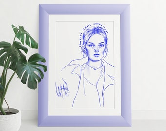 Maeve - Sex Education - A4 Art Print