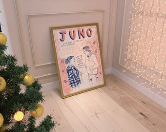 Juno a4 movie art print