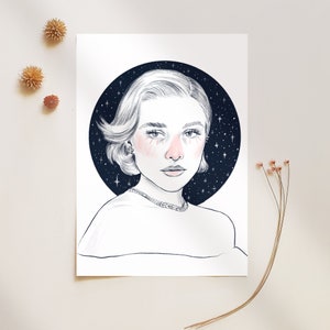 Florence Pugh Kunstdruck A4