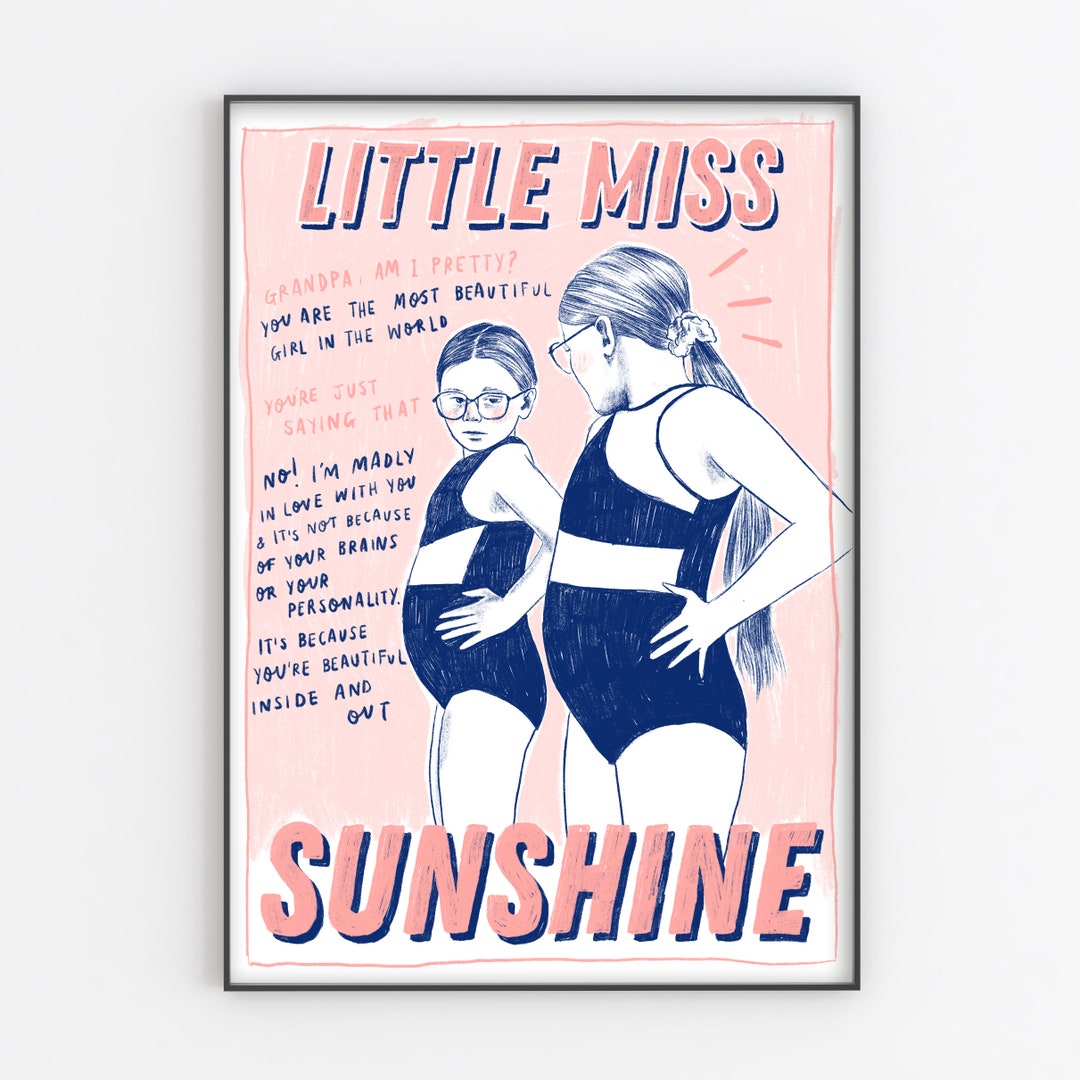 Impression artistique A4 Little Miss Sunshine - Etsy France