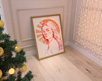Lorde Solar Power A4 Art Print