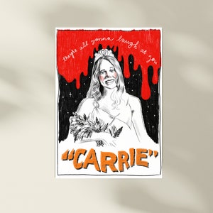 Carrie A4 Art Print image 2
