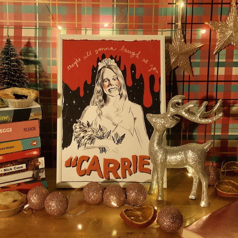 Carrie A4 Art Print image 1