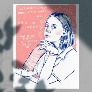 Lady Bird 2 - Lámina artística A4