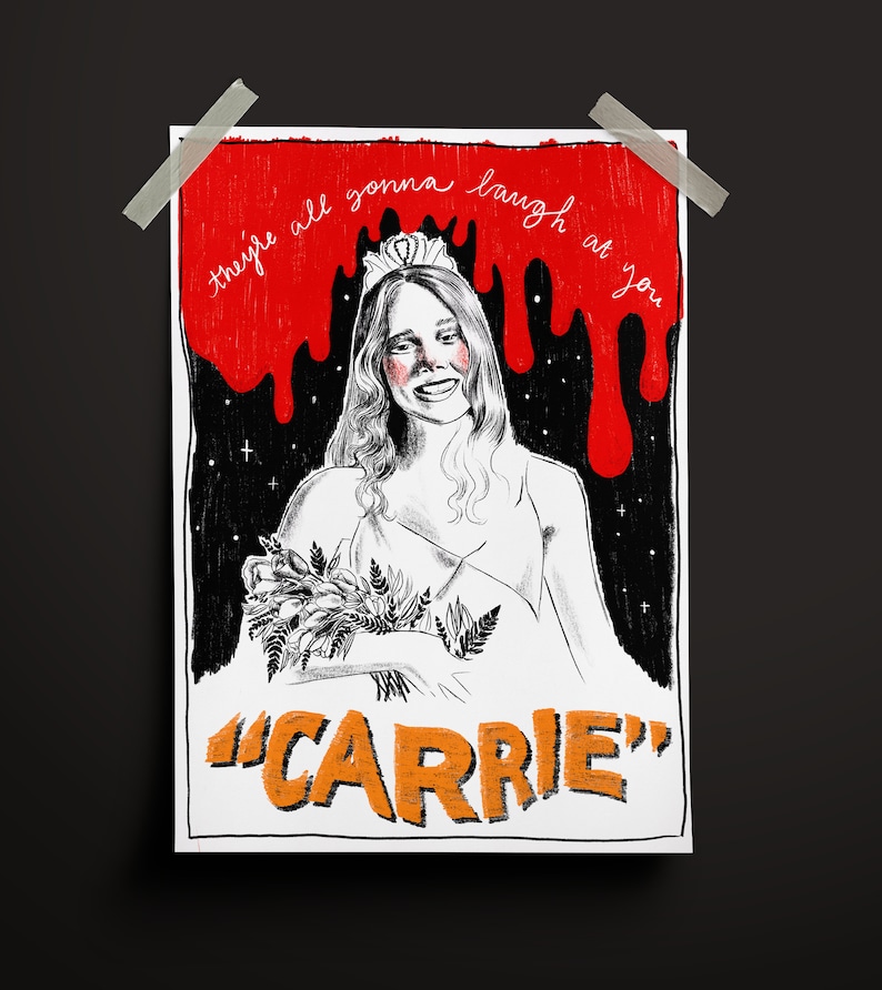 Carrie A4 Art Print image 6