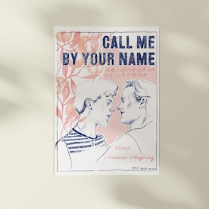 Call Me By Your Name A4 Art Print