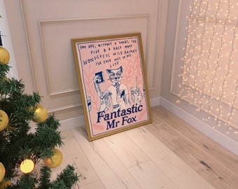 Fantastic Mr Fox A4 Art Print