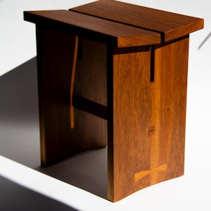 Taburete de ducha de teca