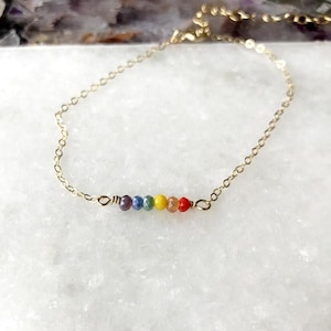 Pride Bracelet. Gay Pride. Beaded Bracelet. LGBTQ Bracelet. LGBTQIA Bracelet. Pride Bead Bracelet. Rainbow Pride Beads. Pride Jewelry. Queer