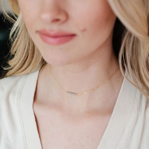 Gray Pearl Choker. Gemstone Choker. Beaded Choker. Pearl Jewelry. Gray Gemstone. Pearl Bead Necklace. Sterling Silver. 14k Gold Filled.