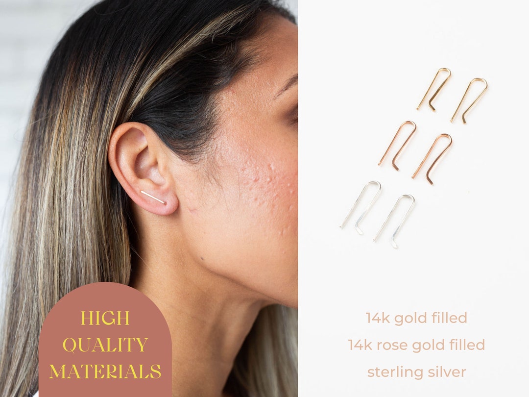 Bobby Pin Earrings. Earrings. Bobby Pins. Ear Climber. Ear Sweeps
