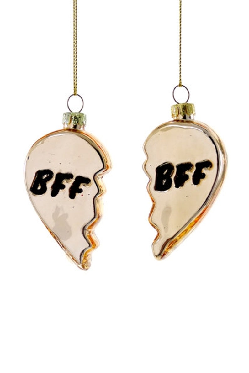 BFF Your My Person Broken Heart Christmas Ornament PRE-Order