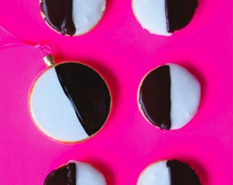 Black and White Cookie Ornament, Cody Foster - Etsy