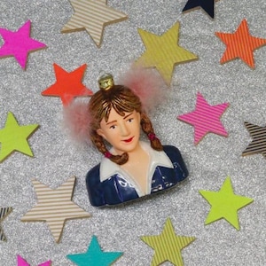 Britney Glass Christmas Ornament