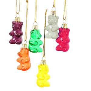 Gummy Bear (SingleGlass Christmas Ornament)