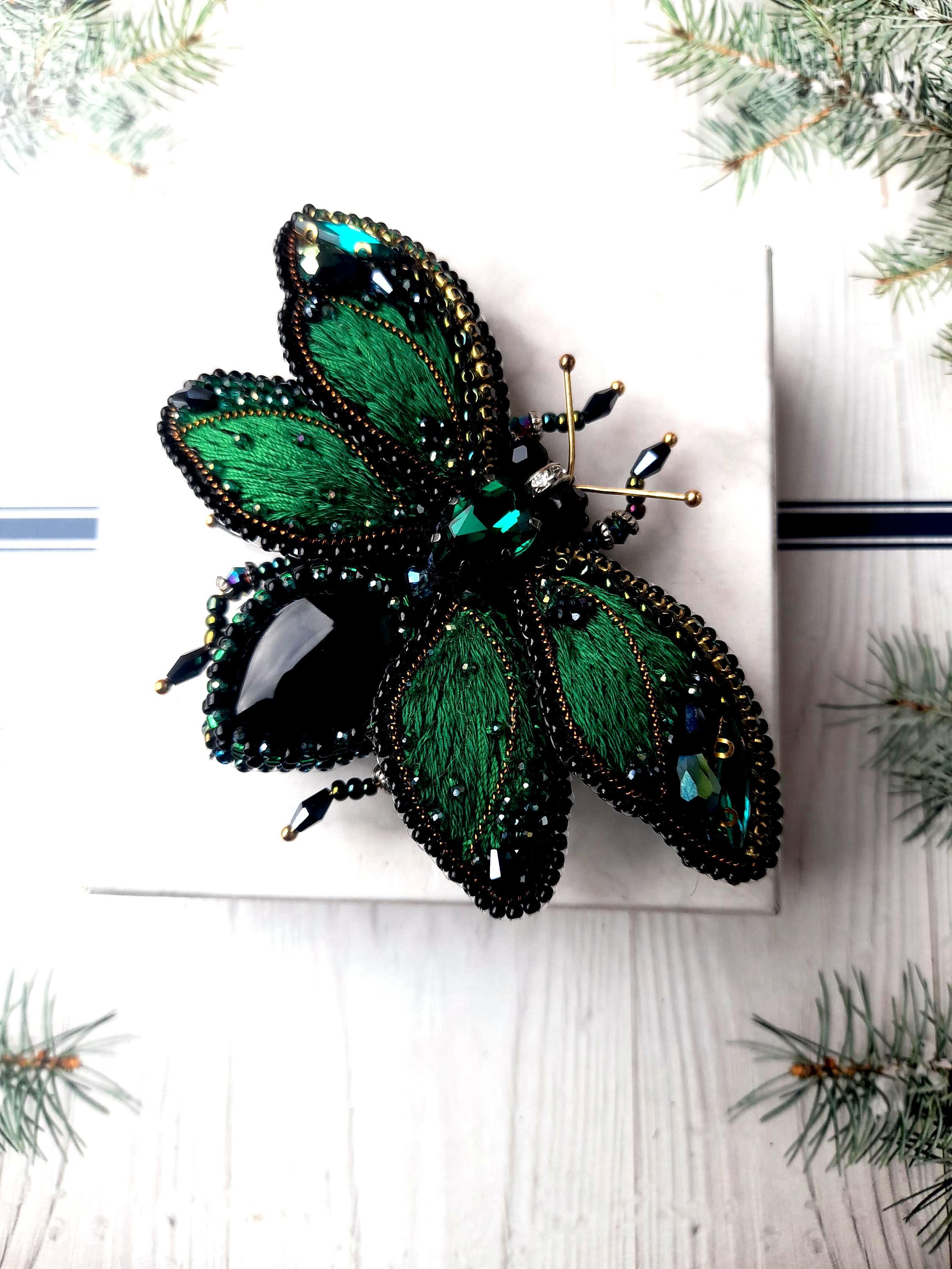 Green Moth Dress - Etsy