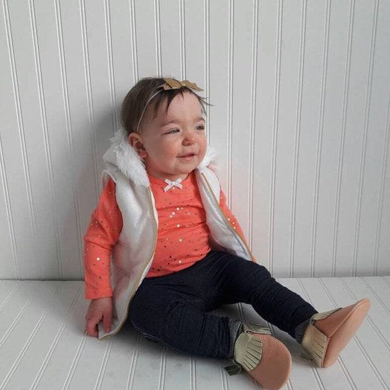 infant girl moccasins
