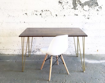 GROGG Hairpin Desk | Office Furniture Home Office Table Hairpin Legs