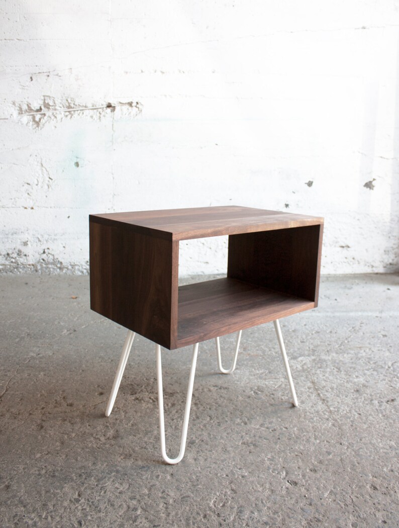 Hairpin Legs GROGG Nightstand Night Table Bedside Table Etsy
