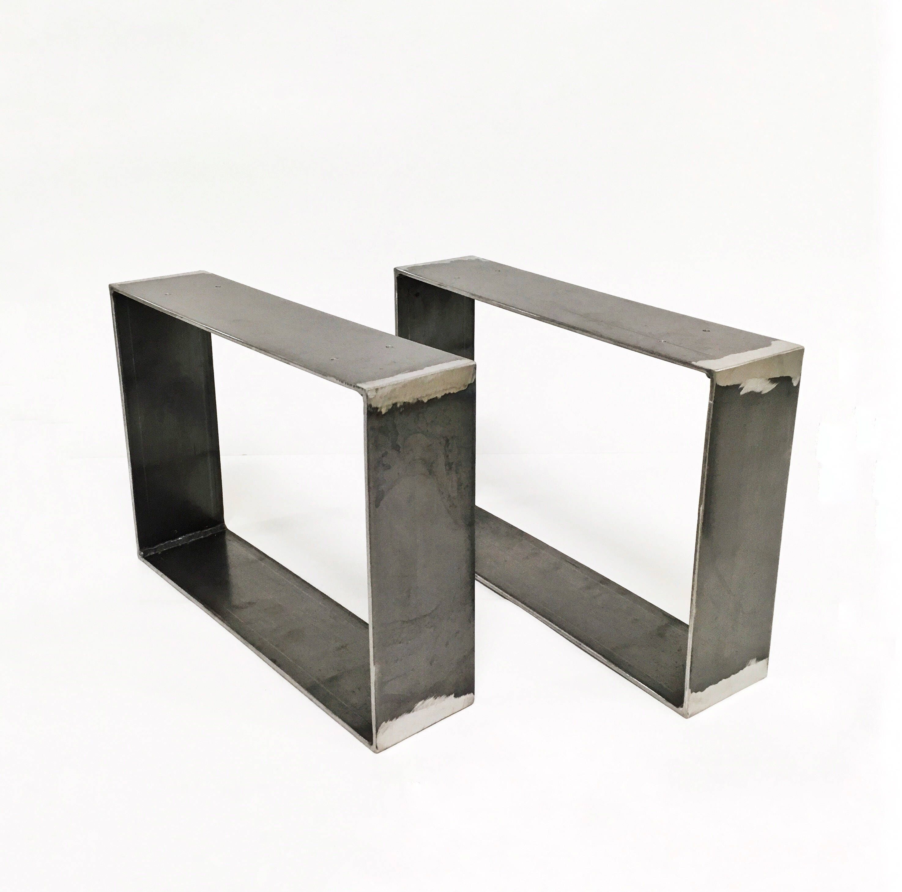 Set Of 2 Coffee Table Legs Square Rectangular