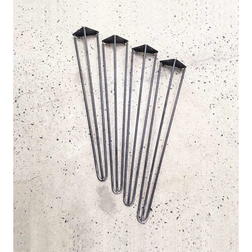 Set of 4 Bar Kitchen Island or Counter Height Hairpin Legs Etsy