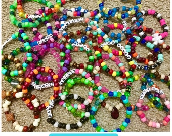 10 Kandi Bracelets- Customize 3