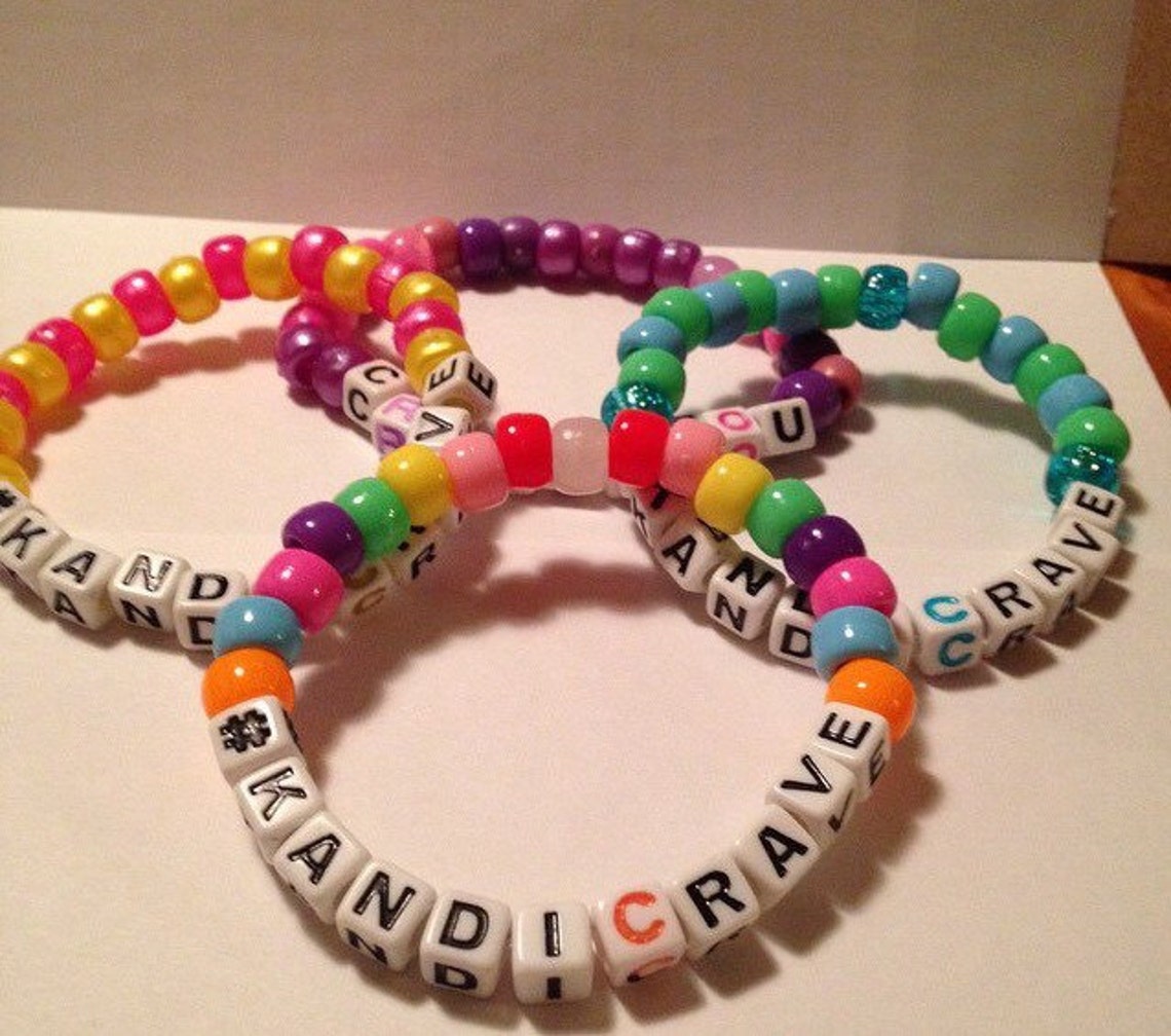 Customize 5 Hashtag Kandi Bracelets Etsy