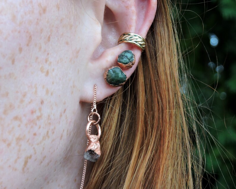 May Birthstone Jewelry Emerald Jewelry Emerald Birthstone Emerald Stud Earrings Green Stud Earrings Gemstone Stud Earrings