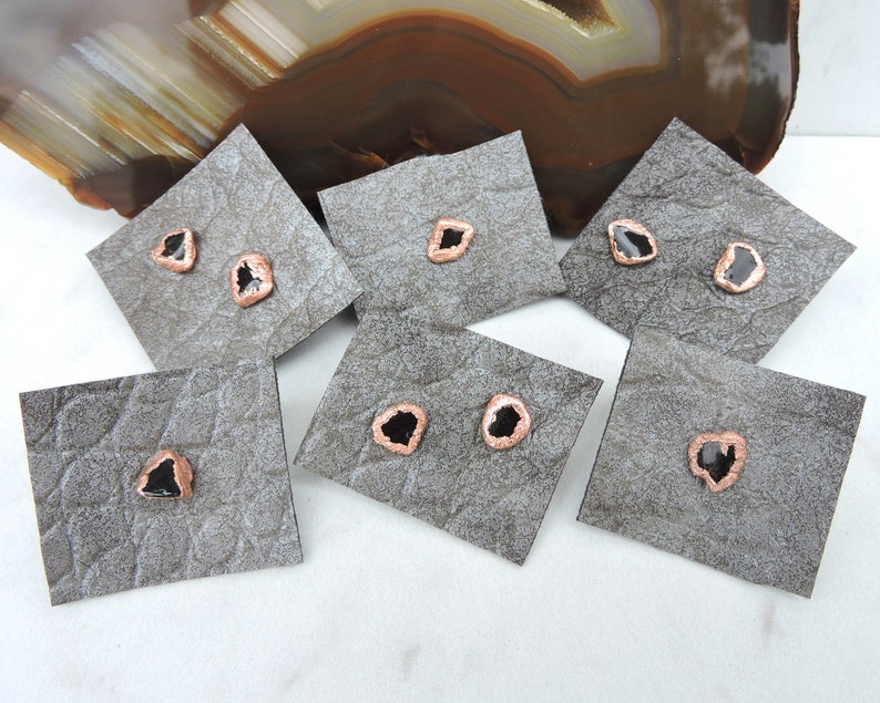 Mens Stud Earrings Mens Gift Anniversary Mens Copper Etsy