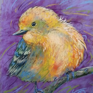 Warbler greeting card