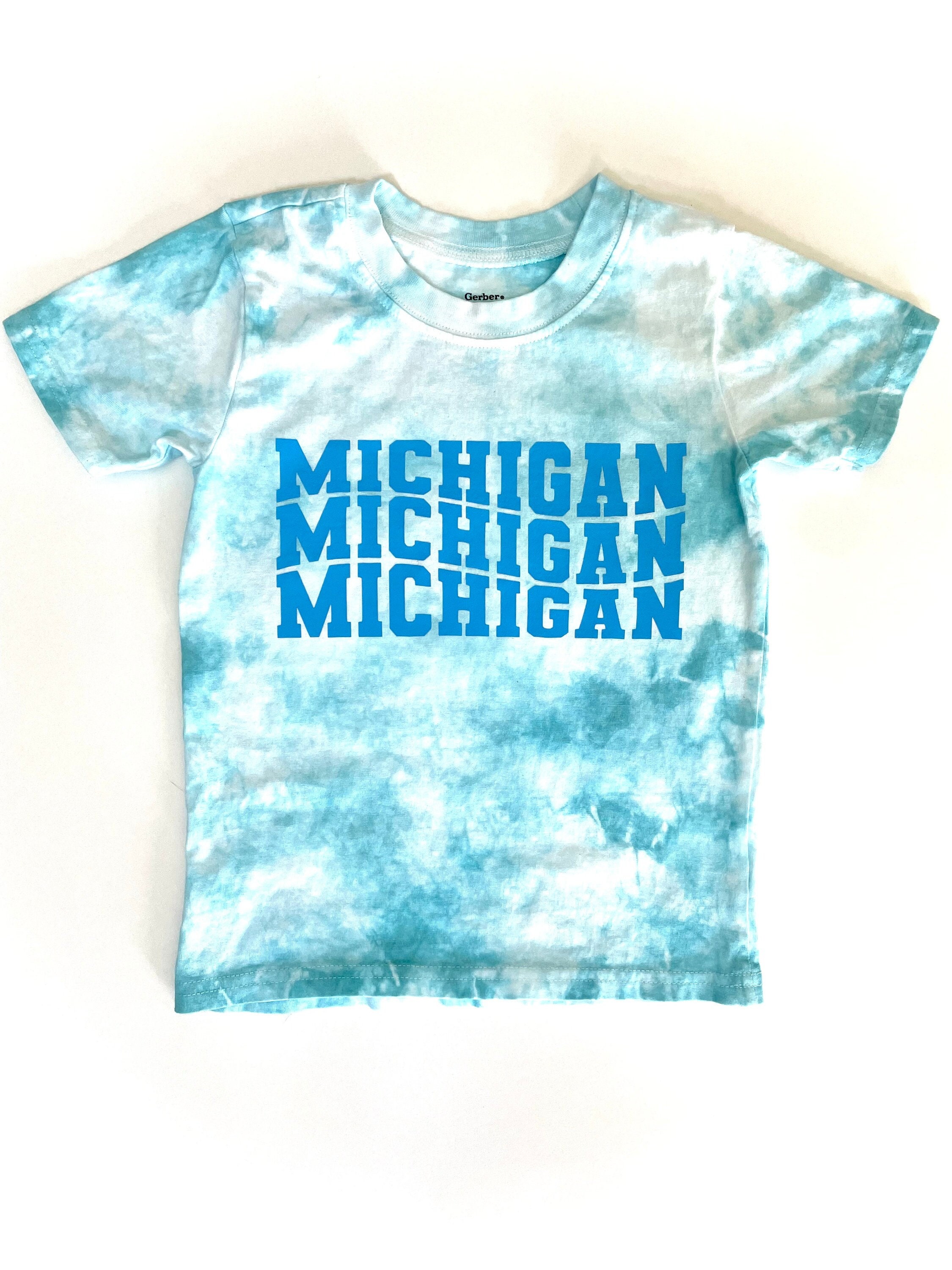 michigan tie dye shirt